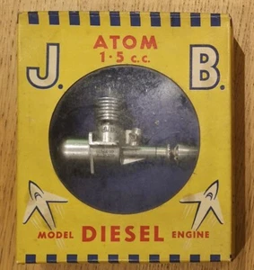 Boxed JB Atom Vintage Diesel Modellflugzeug Motor - Bild 1 von 10