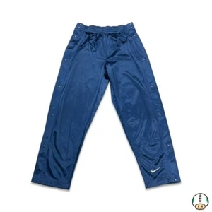 Pantalones deportivos Nike de colección de los 90 para hombre grandes azules Swoosh Tear Away Jogger - Imagen 1 de 7