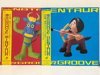 Denki Groove: Minotaurs & Centaur Laserdisc Lot of 2 LD Techno Japan W/Obi Rare - Image 1 of 4