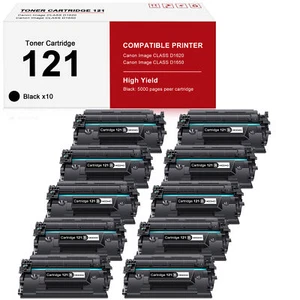 CRG-121 Toner Cartridge compatible with Canon 121 Image CLASS D1620 D1650 Lot - Picture 1 of 15