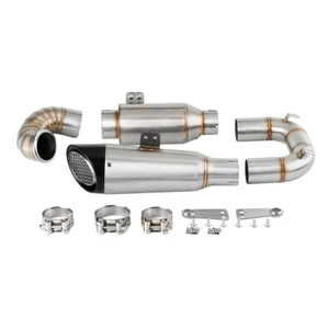 Motorcycle Exhaust Pipe With Mid Link Pipe For Ducati StreetFighter V2 2022-2024 - Picture 1 of 5