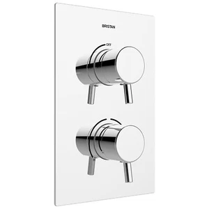Bristan Prism Thermostatic Recessed Dual Control Shower Valve Only - Chrome - Picture 1 of 5