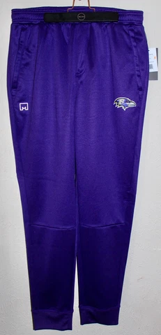 MSX Mens Baltimore Ravens Athletic Jogger Pants, Purple, Large Cover