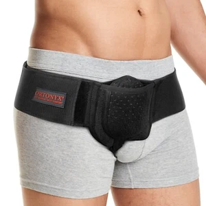 ORTONYX Inguinal Groin Hernia Belt for Men and Women with Removable Compression - Picture 1 of 10