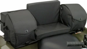 Universal ATV Rear Rack Pack Bag Seat Soft Storage Cargo Moose Ridgetop Black - Bild 1 von 2