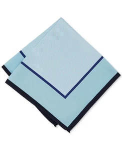 Alfani Mens Herringbone Pocket Squar Blue OS - Picture 1 of 1