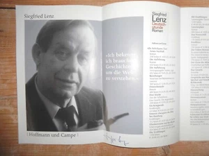 Siegfried Lenz Literature - Picture 1 of 1