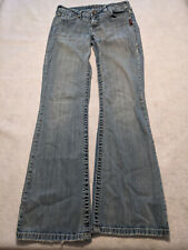 Silver Suki Surplus Boot Cut Jeans STRETCHY Flap Pocket 28 x 32-Free Shipping