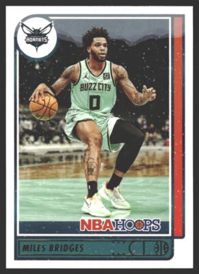 Miles Bridges #190 2021-22 Hoops Winter Charlotte Hornets - Image 1 of 2