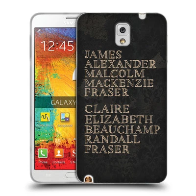 OFFICIAL OUTLANDER GRAPHICS SOFT GEL CASE FOR SAMSUNG PHONES 2 - Image 1 of 4