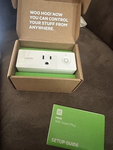 Wemo Wi-Fi Smart Plug Alexa Google Assistant  HomeKit Nest OPEN BOX - Picture 1 of 2
