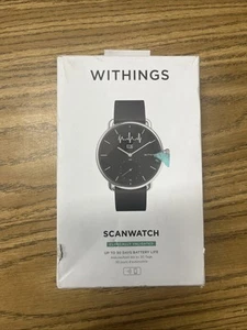 Montre connectée hybride Withings ScanWatch 38 mm - Noir - Photo 1 sur 5