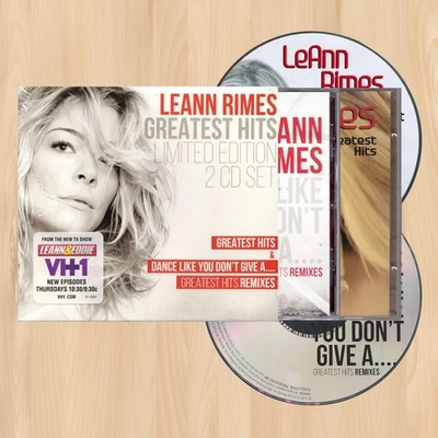 LeANN RIMES Dance Like You Don't Give A...Greatest Hits Remixes WALMART 2CD 0820 - Image 1 of 4