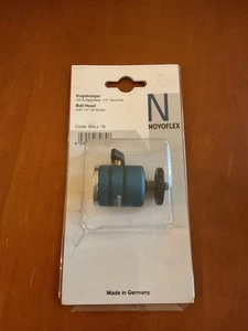 Novoflex BALL19 Small Ball Head with 1/4″ 20 Screw Kugelneiger - Picture 1 of 3
