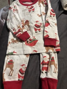 Pottery barn kids 3t Christmas Pjs - Picture 1 of 4