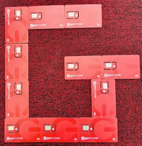 Scheda SIM prepagata GEN MOBILE conversazione illimitata, testo e dati illimitati su T-Mobile - Foto 1 di 12