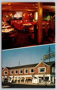 Postkarte Smith Brothers Fisch Shanty Restaurant Hafen Washington Wisconsin - Bild 1 von 2
