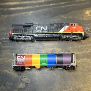 Kato Canadian National GE Ef-644n Diesel Locomotive 2898 DC N Scale Cn370705 - Picture 1 of 13
