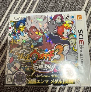 Yo-kai Youkai Yokai Watch 3 Sukiyaki Nintendo 3DS LEVEL 5 RPG Game with Case 6 - Picture 1 of 6