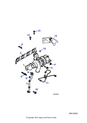 Jaguar Genuine Bolt M6 Service Replacement For X-Type 2001-2010 Classic C2S12747 - Image 1 of 4
