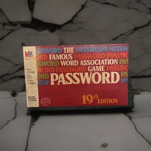 Vtg Password 19th Edition 4260 Milton Bradley Complete Game Factory Sealed - Picture 1 of 8