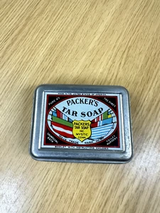 Vintage WW11 Packer Tar Soap And Original Tin - Picture 1 of 7