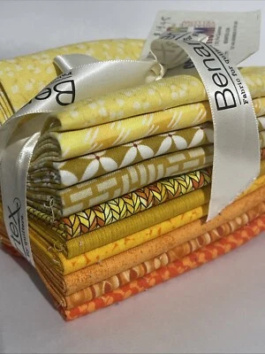 Benartex Color Spectrum Orange and Yellow 10 Fat Quarters - Image 1 of 3