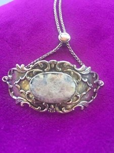 Or Paz 925 Sterling Silver Large Roman Glass Adjustable Bracelet *New* - Picture 1 of 7