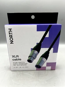 North XLR Microphone MIC 3-Pin Male To Female Cable Cord Connector NEW - Picture 1 of 2