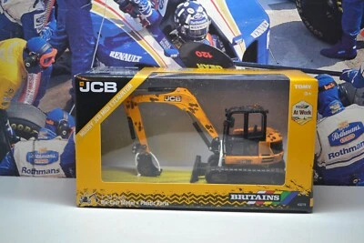 BRITAINS - MUDDY JCB MIDI EXCAVATOR  - 1/32 SCALE MODEL DIGGER  - 43279 - Image 1 of 4