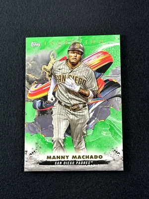 2023 Topps Inception MANNY MACHADO Green Parallel #23 San Diego Padres - Image 1 of 2