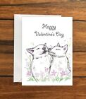 Happy Valentine's Day Dogs greeting card A6 One Card and Envelope Valentine's