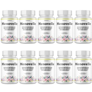 Menovelle - Advanced Weight Loss Supplement, Gut Health Support - 10 Bottles - Picture 1 of 5
