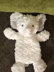 Baby Mary Meyer 12 Zoll weißer Elefant Lovey grau creme Plüschtier Stofftier - Bild 1 von 6