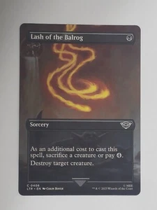 Lash of the Balrog (Borderless) #408 The Lord of the Rings NM - Picture 1 of 2