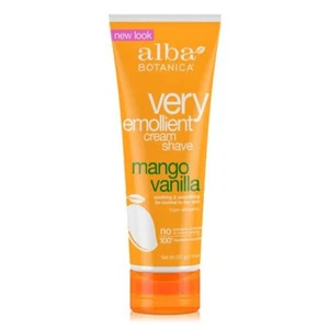 Alba Botanica Crema Afeitado Mango Vainilla Muy Emoliente 227 g ¡Stock Original del Reino Unido! - Imagen 1 de 1