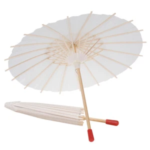 2 Pcs Children Dance Umbrella Oil Paper Umbrellas for Weddings Bride Japanese - Afbeelding 1 van 12