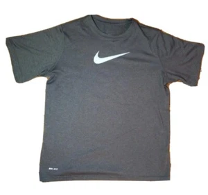 Nike Dri-Fit Athletic T-Shirt Adults Size Medium Short Sleeve Gray - Picture 1 of 6