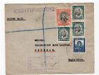 CHILE 1936 postal history Registerd cover Antofagasta to UK