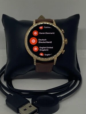 Fossil Gen 4 Authentic Digital Dial Smart Watch Custom Band FTW6011 QT411 - Image 1 of 4