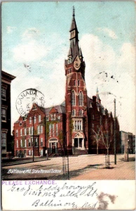 Postkarte Maryland Baltimore MD State Normal School 1906 - Bild 1 von 2