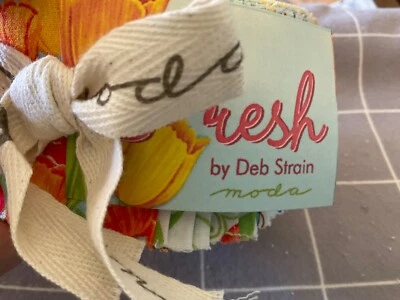 Moda FRESH jelly roll by Deb Strain - Image 1 of 4