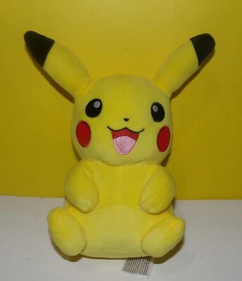 Juguete de peluche suave de 8" para personajes de peluche Nintendo Pokemon Pikachu Foto 1 de 2