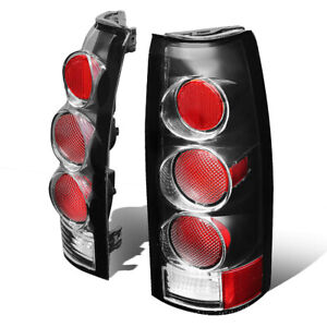 ALTEZZA STYLE TAIL LIGHTS REVERSE LAMPS BLACK FOR 88-00 CHEVY/GMC C/K SUBURBAN