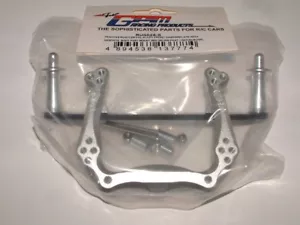 TRAXXAS ELECTRIC RUSTLER GPM SILV ALUM FRONT SHOCK TOWER WITH BODY POST RUS028 - Picture 1 of 1