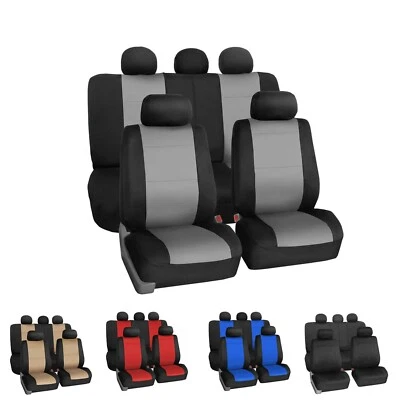 Car Seat Covers Neoprene Heavy Duty Waterproof Full Set Universal Fit - Image 1 of 2