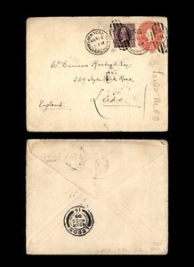 Mayfairstamps US 1900 new York to Leeds England Uprated Stationnery Cover aah_95