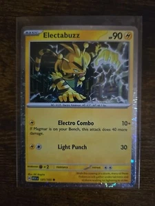 Pokemon Electabuzz 125/165 Cosmos Holo Promo Variant Scarlet & Violet - Picture 1 of 2