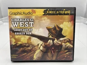 GraphicAudio Shoot Out At Broken Bow Charles G. West 6 CDs 6 hours - Foto 1 di 3