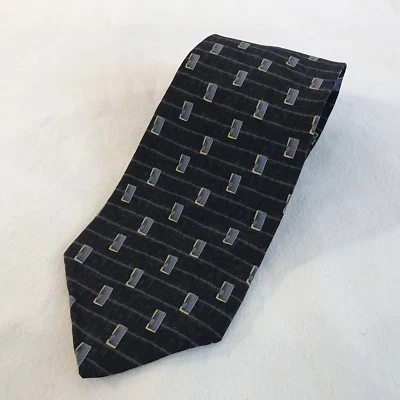 Corbata Dockers caqui geométrica de seda para hombre Foto 1 de 4